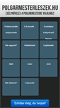 Mobile Screenshot of polgarmesterleszek.hu